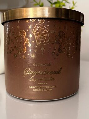NWT Goose Creek 3 Wick Candle, Gingerbread Sugar Cookie Scent